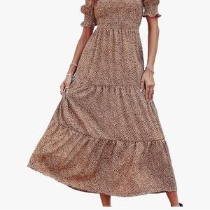 Chic Leopard Print Maxi Dress